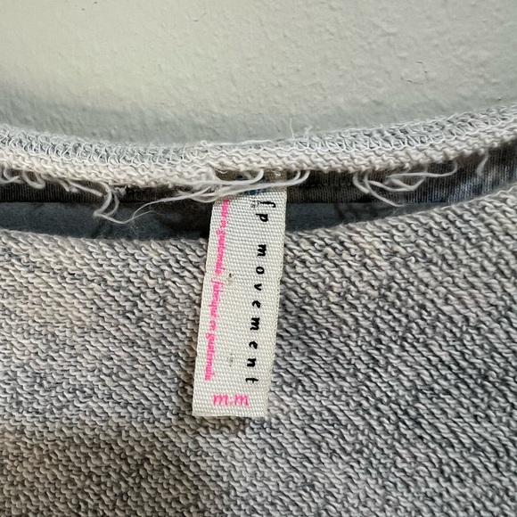 FP movement. Cozy Gray Oversized Sweater. - Picture 3 of 4